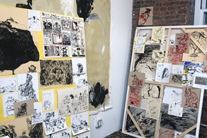 Yoon Hwan Bae, 'Thinking Collections: Open Studios', Artist Studio, DOOSAN Gallery, New York (13 September 2018). Courtesy Asia Contemporary Art Week.